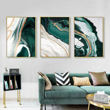 Green Canvas Art Paintings