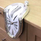 New Novel Surreal Melting Distorted Wall Clocks