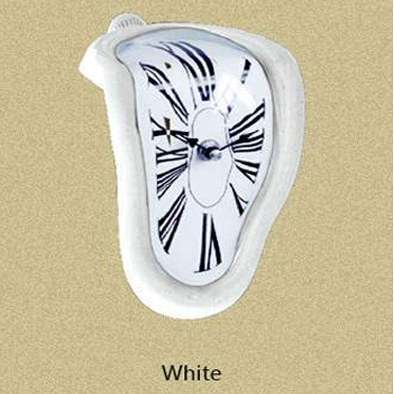 New Novel Surreal Melting Distorted Wall Clocks